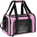 Expandable Pet Carrier Airline Approved Pet Carrier Pet Backpack Carrier for Dog Cat Puppy Kittens Travel Friendly with Com