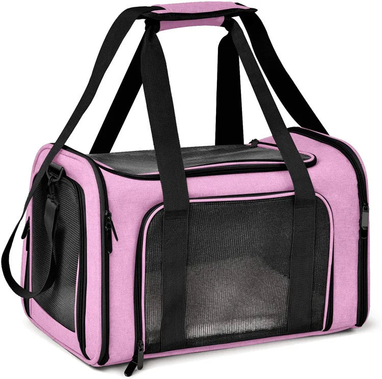 Expandable Pet Carrier Airline Approved Pet Carrier Pet Backpack Carrier for Dog Cat Puppy Kittens Travel Friendly with Com