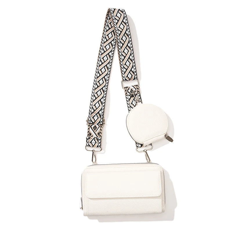 Factory Wholesale New Multi-functional Purse and Mobile Phone Bag Single Shoulder Crossbody Bag with Pouch Female