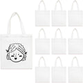 35*40 No Gusset Durable Wear-Resistant Plain Large Cotton Natural Canvas Tote Bag Women's Handbags Lady Plain Large Bag