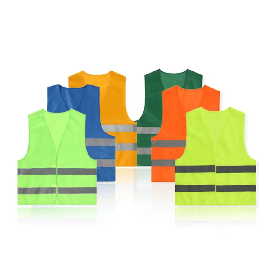 Custom Orange Cotton Work Coverall High Visibility Flame Retardant Safety Uniforms Reflective Vest for Construction