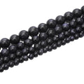 Top Brands' Polished Round Natural Blue Sapphire Stone Strand Loose Bead Wholesale Crystal Lampwork & Glass Beads