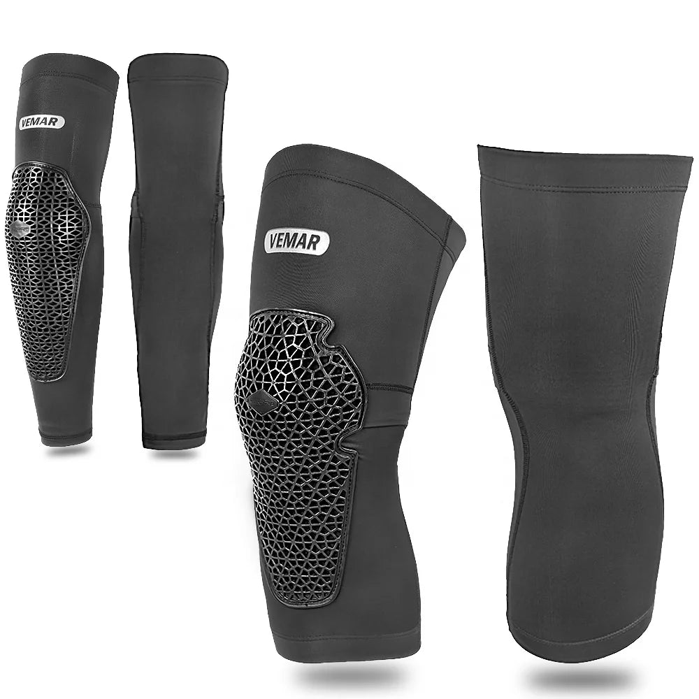 2022 New Shockproof Protection Motocross MX MTB Knee Pads Bike Off-Road Motorcycle Arm Sleeve Pads Moto Knee Pads Elbow Brace