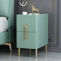 High Quality Contemporary Grey Nightstand with Drawer Modern Bedside Side Table for Bedroom or Living Room for Apartment Use