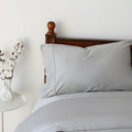 Ready to Ship Pillowcase Home Hotel 65% Bamboo 35% Cotton 400T Grey Color Pillow Case Pair Piping Workmanship Bedding Pillowcase