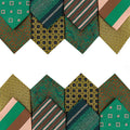 Mens Accessories Plaid Striped Slim Necktie Gold Green Fashion Business Neck Ties for Party Wedding Custom Logo Man Gravata