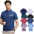 Customizable Logo Summer for Polo Shirt Lapel Overalls Breathable T-Shirt for Work Sports Plus Size XL Anti-Pilling Button