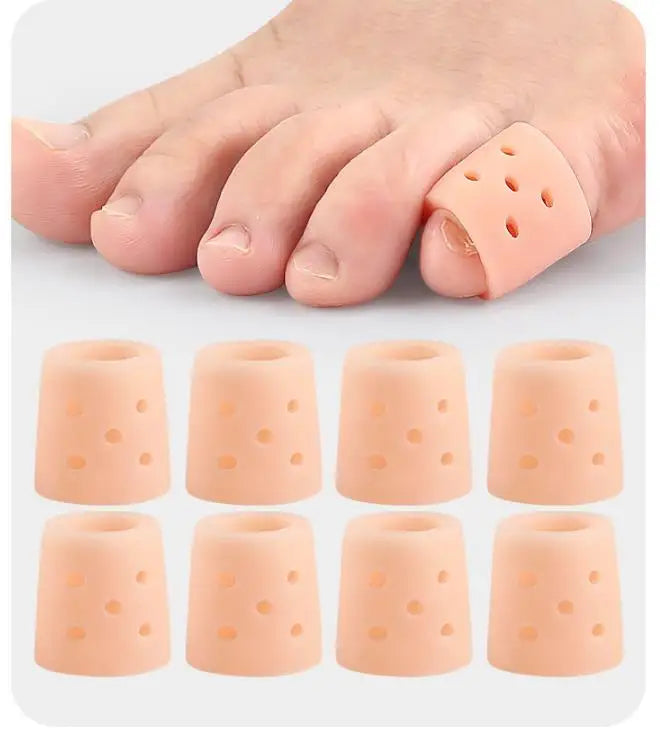AILANG TC-008B Silicone Gel Toe Protector Insoles for Little Toe Bunion & Blister Relief Lightweight Comfort Sports Sleeve