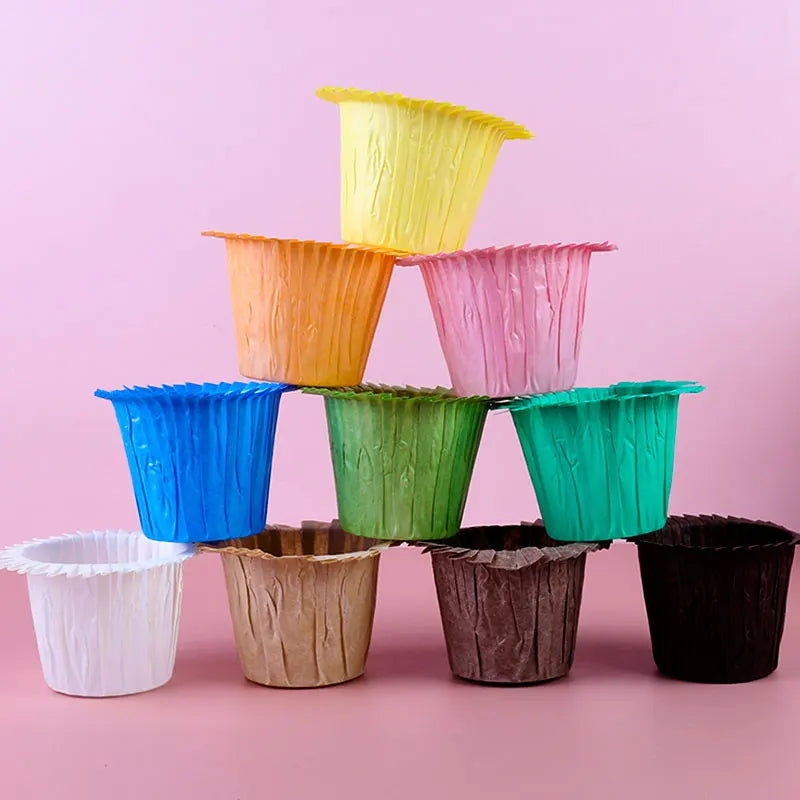 Wholesale 4.3*5cm Free Sample Disposable Paper Muffin Liners Cupcake Liners