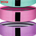 Woqi  Yoga Belt Strength Rubber Elastic Bands Sports Leg Mini Loop Hip Resistance Booty Bands