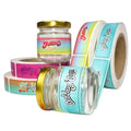 Fashion Custom Vinyl Various Gifts Self-Adhesive Stickers Ice Cream Cake Cute Food Stickers Transfer Label