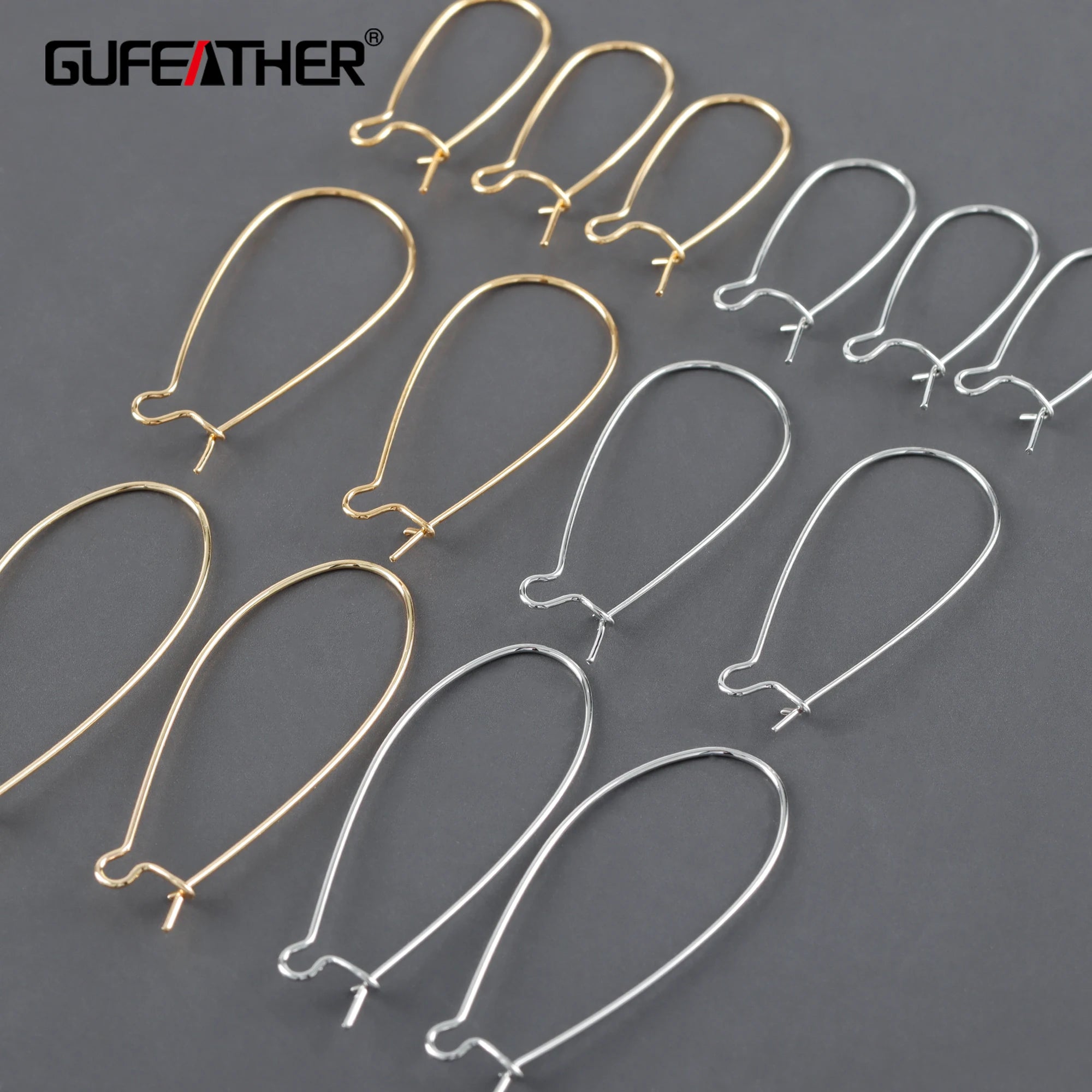 M1098 18K Gold Rhodium & Copper Metal 20pcs/Lot Nickel-Free Jewelry Accessories Pass REACH Making Findings & Components