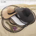 Beach Sun UV Travel Large Brim Floppy Hat for Women Summer Straw Hat
