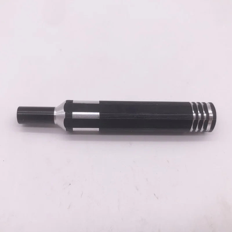 Simei No.7501 1/4" Aluminum Black Oxide Hexagon 110mm Total Length Screwdriver & Nut Driver Bit Holder for Drive Screw