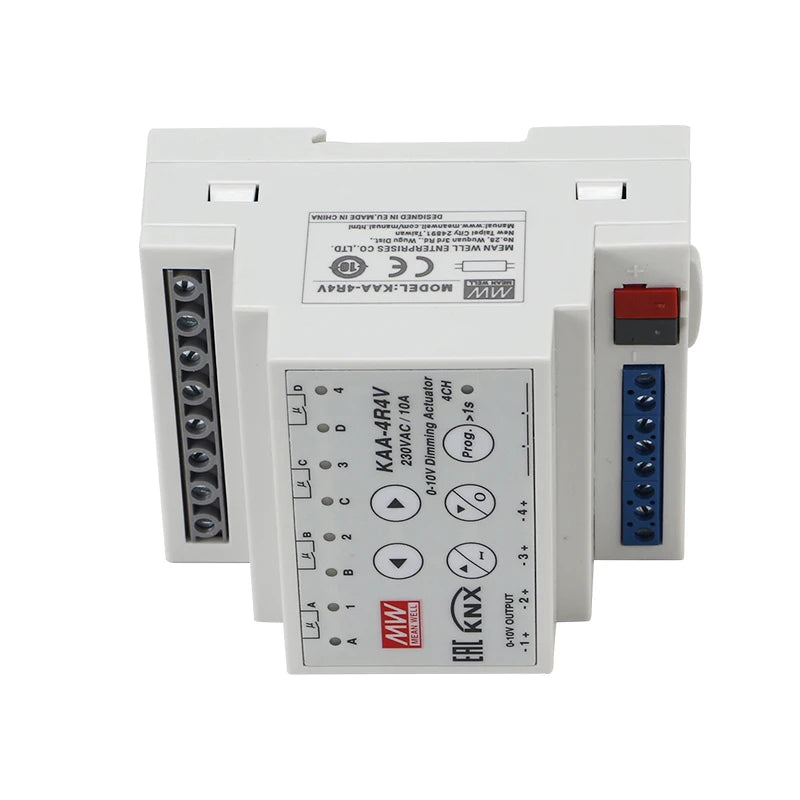 Mean Well KAA-4R4V 4 Channel LED Dimming Actuator KNX Switching Power Supply Controller for Smart Home System