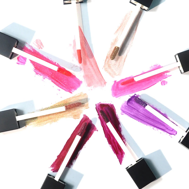 Clear Lipgloss Natural Base Private Label Custom Packaging Boxes for Black Lipgloss Tubes