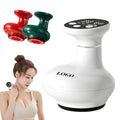 3 in 1 Rechargeable Electric Scraping Massager 6 Levels Heated Cupping Therapy Set 30min Endurance Vacuum Massage Machine