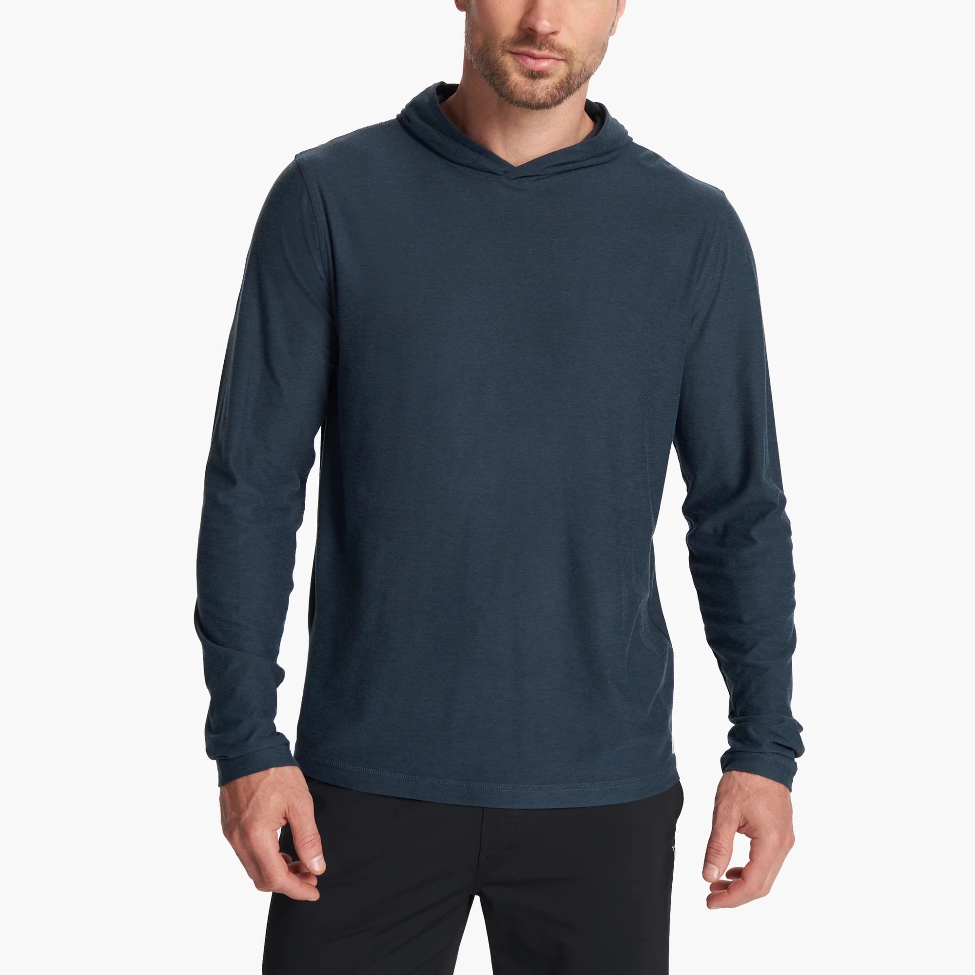 Men's Performance Soft Long Sleeve Pullover Base Layer 4 Way Stretch Hoodies