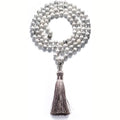 Hand Knotted Tassel Bracelets Yoga Mala Meditation 108 Mala Bead Bohemian Stone Jewelry