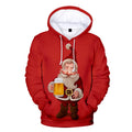 EVERTOP Unisex Anime Pullover Hoodie Solid Hooded Sweatshirt for Autumn Plus Size Sublimation Design OEM ODM Christmas Clothing