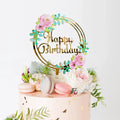2022 Hot Sale for New Item for Happy Birthday Acrylic Cake Topper to Decorate Cake for Birthday Party