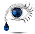 Premium Quality Personality Tear of Angel Rhinestone Brooch for Women Ladies