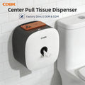 Commercial Custom logo Center Pull Paper Tissue Dispenser Wall Mounted Toilet Paper Roll Paper Dispenser for Public CD-8078
