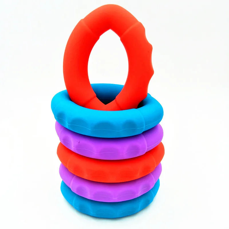 Workout Fitness Gymnastics Non slip Silicon Gel Carpal Expander Gripping Trainer Palm Muscle Hand Grip Strengthener for Adult