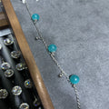Wholesale Silver Copper Fashion Jewelry with Chains Natur Amazonite Crystal Bracelets for Sale