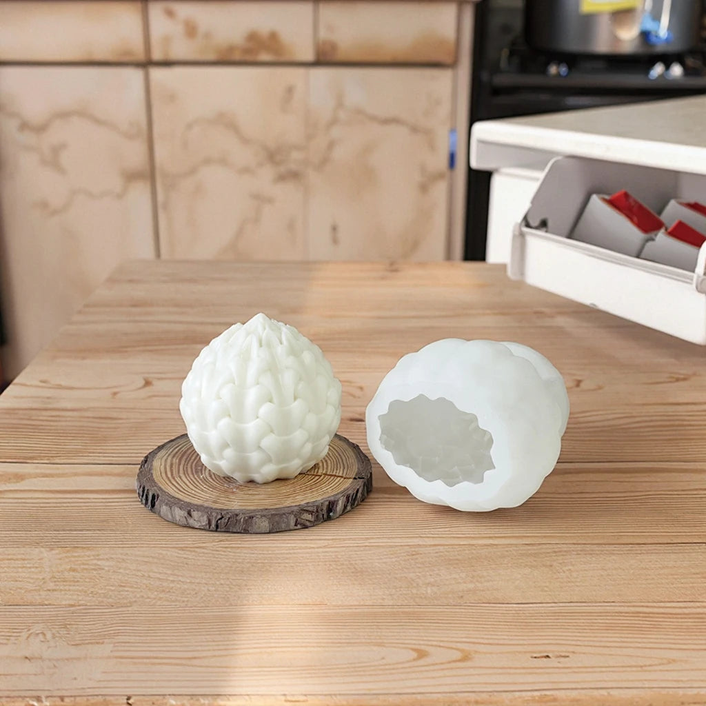 DIY Aromatherapy Ball Bud Candle Silicone Mold Flower Handmade Soap Mold