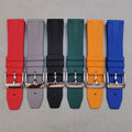 Maxtank JD225 Fashion Customized Logo Fkm Fluororubber Fpm 18 19 20 21 22 24mm Rubber Watch Band & Strap