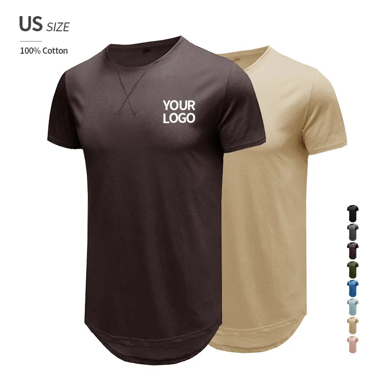 100% Cotton Sports Tshirts Mens Muscle Fit t Shirt Us Size Sports Shirt