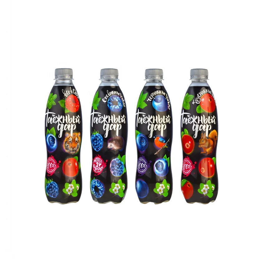 KY-202205367 Printing Custom PET PVC Heat Shrink Sleeve Label for 8oz 12oz 16oz 330ml 500 ml Bottle Cans Beverage Packaging