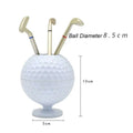Ready to Ship Golf Souvenir for Golfer Ball Model Pen Holder Golf Desktop Gift Mini Pen Holder