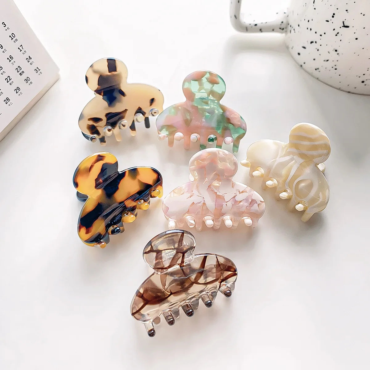 SongMay Latest Summer Fresh Sweet Environment Girl Woman Hair Claw Clip Acetic Acid Infused Newest Hair Accessory