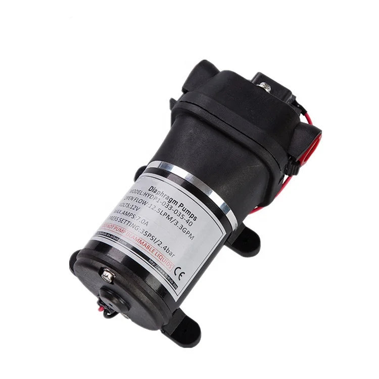 12V24V DC Micro-diaphragm Pump Large Flow Laundry Detergent Pump Weak Acid and Weak Base Liquid Transfer Booster Pump