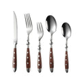 Hot Sale Stainless Steel Steak Knife Spoon and Fork Silverware Bakelite Rivet Flatware for Wedding