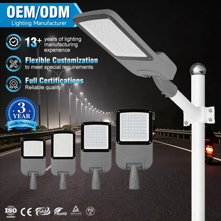 COVEDA Hot Selling Outdoor Photocell Street Lighting Ip66 100w 150w 200w 250w Smd Led Street Road Lights