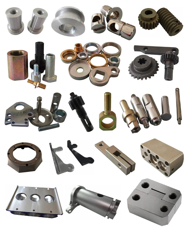 Custom CNC Machining Turning Parts Stainless Steel Brass Aluminum Copper Titanium Alloy CNC Machined Metal Parts