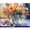 Diamond Painting for Adults Kits Flowers Painting Handmade Embroidery Cross Stitch Kits Home Decor 30x40cm/12x16inch Without