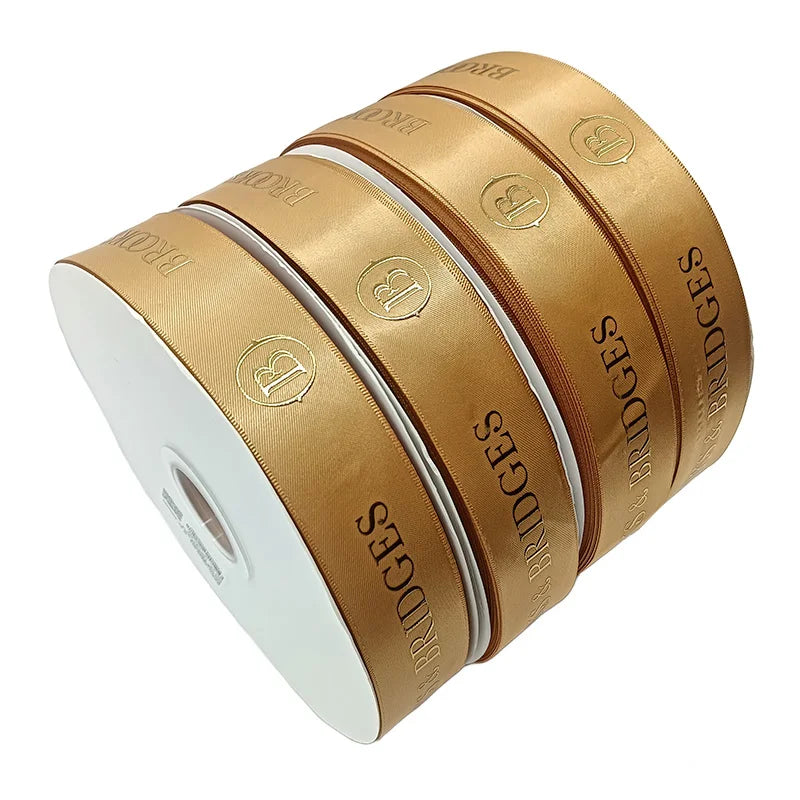Economic Custom Printed Satin Grosgrain Ribbon for Gift Wrapping