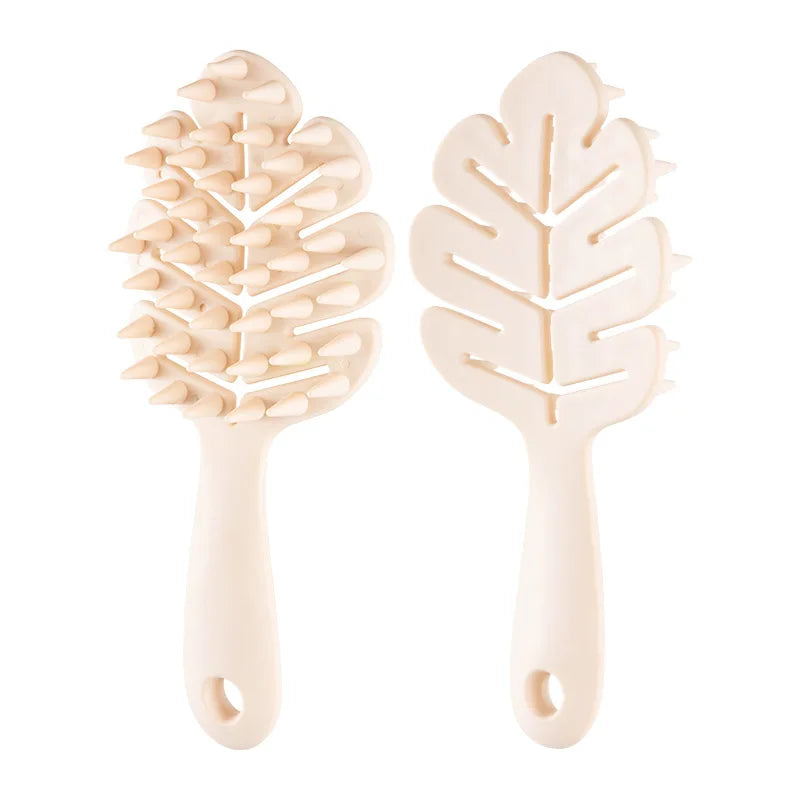 Gmagic Detangling ABS Plastic Hair Brush Tangled Comb Hollow Massage Combs Curly Hair Barber Salon Hairdressing Styling Tools