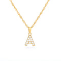 2024 Popular Retro English Alphabet Water Chain Pendant Necklace Stainless Steel With L and M Sizes Packaged in a Bag