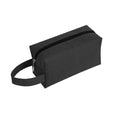 Men's Cosmetic Bag Black Custom logo Travel Toiletry Bag for Men