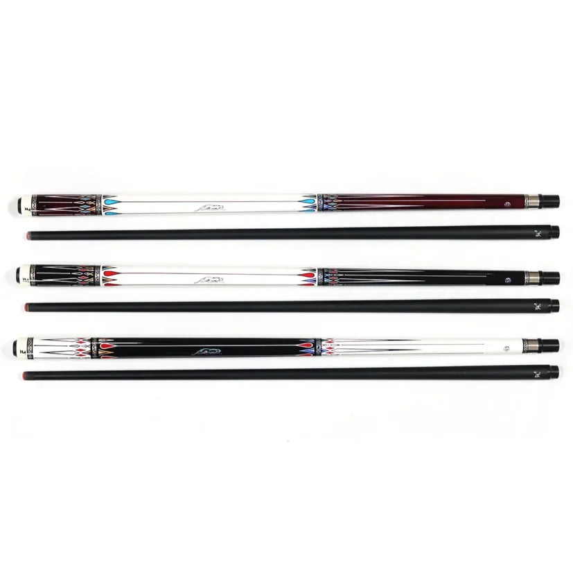 Hot Sell Premium Carbon Fiber Handmade Shaft Muti-layers Tip 1/2-pc Pool Billiard Cue Stick 11.5/12.5 mm Tip for Sale