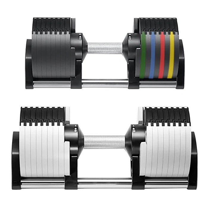 Hot Sale Home Weightlifting 2kg Increments 20kg 32kg 36kg 40kg 43kg 80lb 90lb Adjustable Dumbbell Weights with Rack