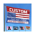 Professional Factory Supply Custom Demonstration Flag 100D Polyester Free Logo Election Digital Printing Aluminum Cheap Option