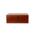 Modern Style Large Dark Brown Solid Wood Stash Box with Lid Stock Furniture for Gifts Keepsakes Decorative Storage Boxes
