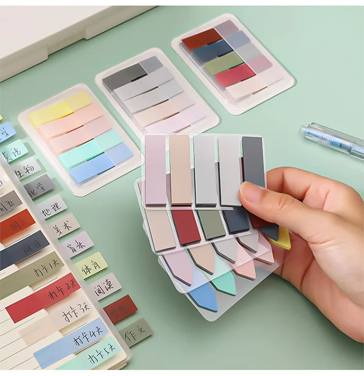 Waterproof Flexible Card Board Transparent Custom Plastic Page Blank Marker Annotation Sticky Note Index Tabs Divider
