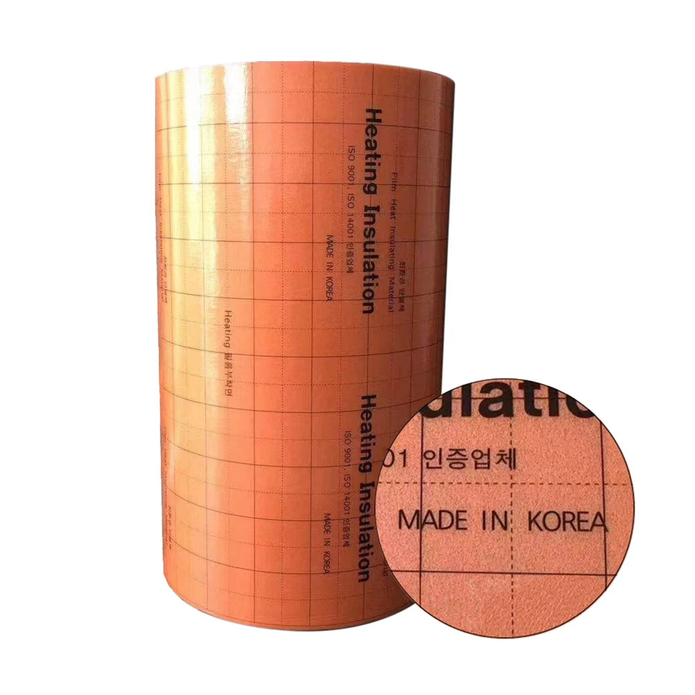 1M X 1M Floor Heating Thermal Insulation Aluminum Foil Reflective Film Silver Orange Gold Colors Multi-purpose